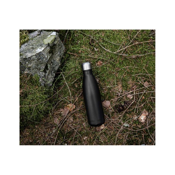 Černá termolahev z nerezové oceli Sagaform Hot&Cold, 500 ml-image-2