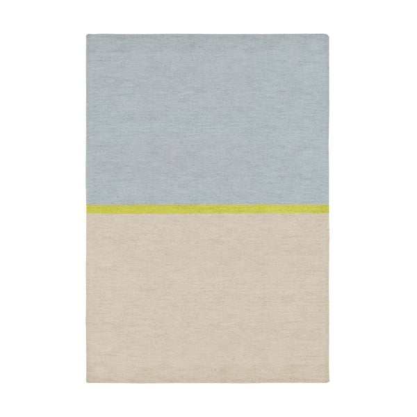 Modrý/béžový vlněný koberec 160x230 cm Menta - Remember