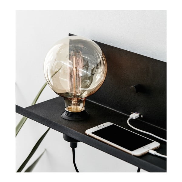 Černé nástěnné svítidlo s USB nabíjecí stanicí Markslöjd Multi-image-2