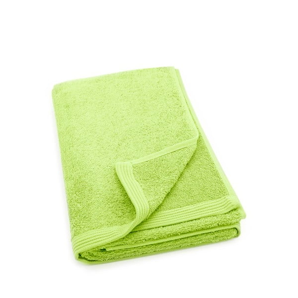 Zelený ručník Jalouse Maison Serviette Citron Vert, 50 x 100 cm