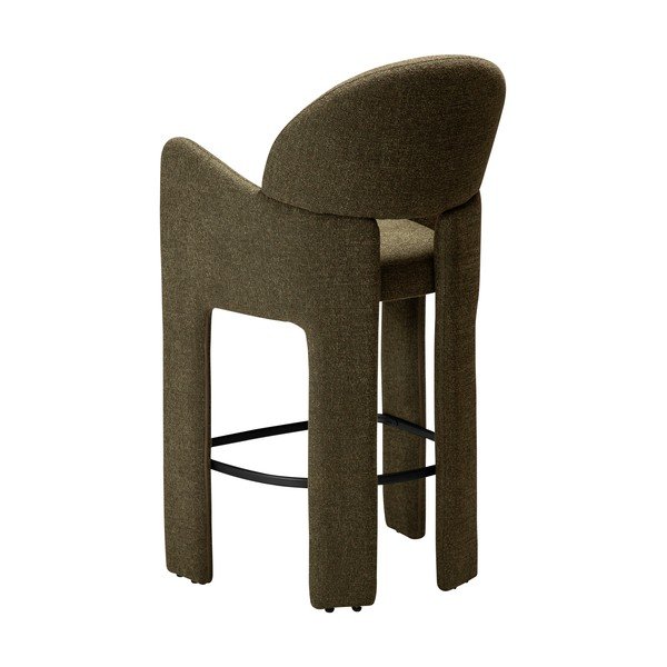 Khaki barová židle (výška sedáku 68,5 cm) Aole – DAN-FORM Denmark-image-4