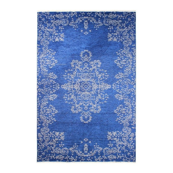 Oboustranný modro-šedý koberec Vitaus Lauren, 77 x 200 cm