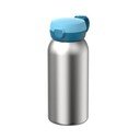 Modrá/ve stříbrné barvě plastová dětská termoska 500 ml Campus – Mepal