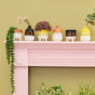 Černo-bílá váza Sass & Belle Bohemian Home Mojave