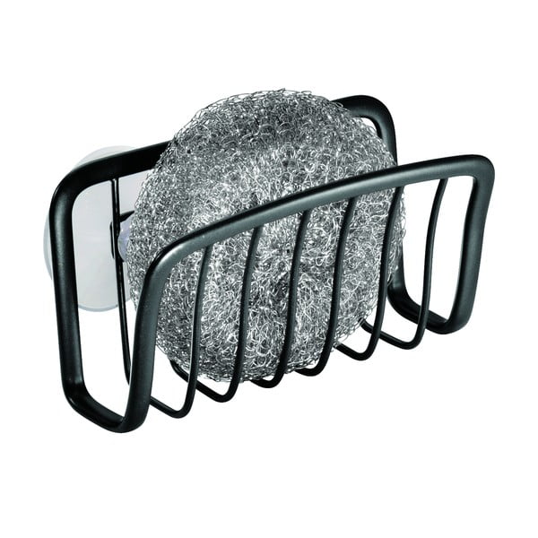 Černý kovový držák s přísavkami iDesign Axis, 6,5 x 14 cm-image-2