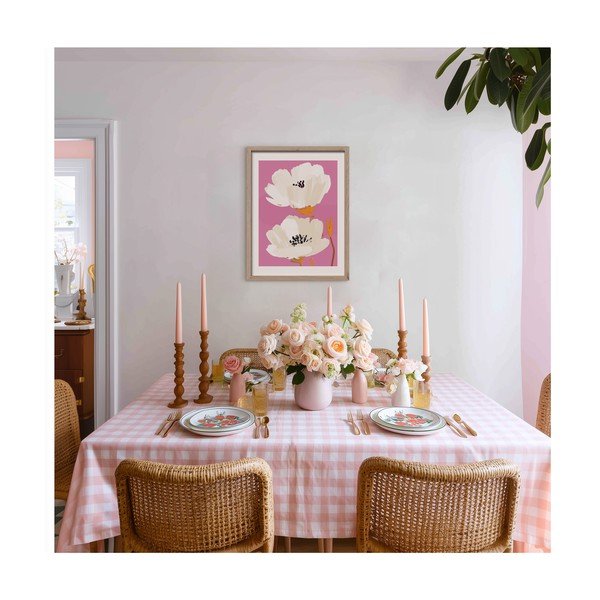 Tištěný obraz s rámem 30x40 cm Peony Bloom – Styler-image-1