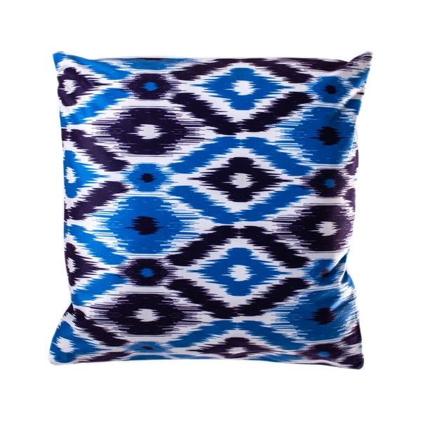 Modrý dekorační polštář 45x45 cm Aztek - JAHU collections