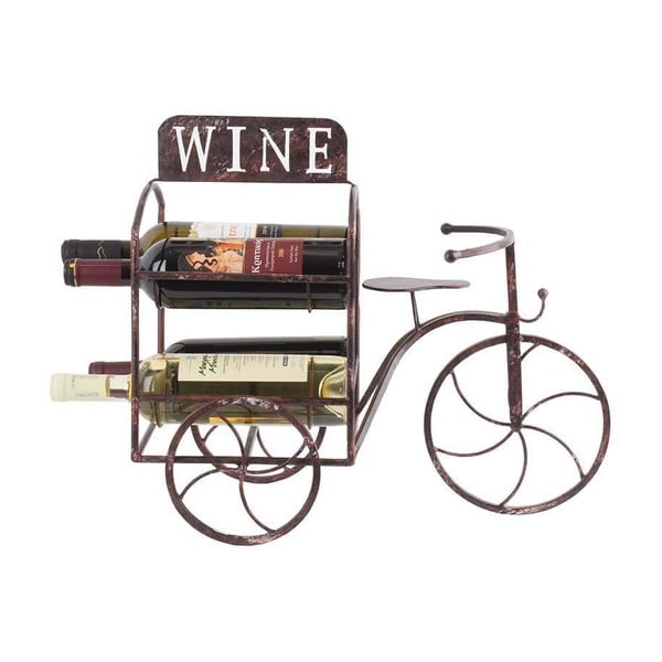 Stojan na víno Metal Bicycle