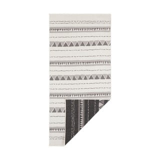 Černo-krémový venkovní koberec NORTHRUGS Bahamas, 80 x 250 cm