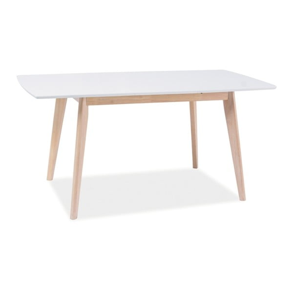 Jídelní stůl s bílou deskou Signal Combi, délka 120 cm