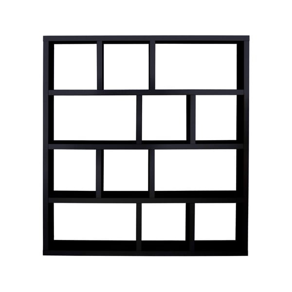 Černá knihovna 150x159 cm Berlin – TemaHome