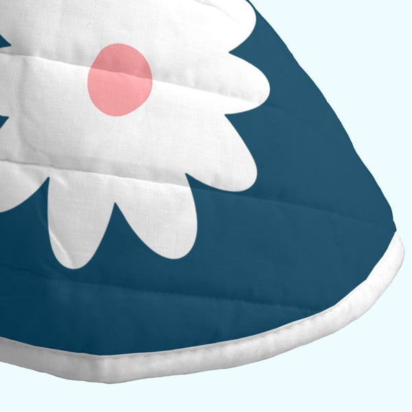 Modrý prošívaný přehoz 270x260 cm Margaret – Aware-image-4