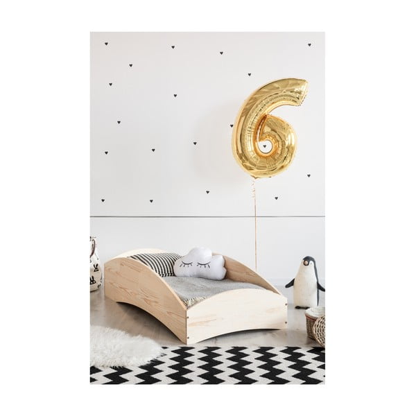 Dětská postel z borovicového dřeva Adeko BOX 6, 100 x 180 cm