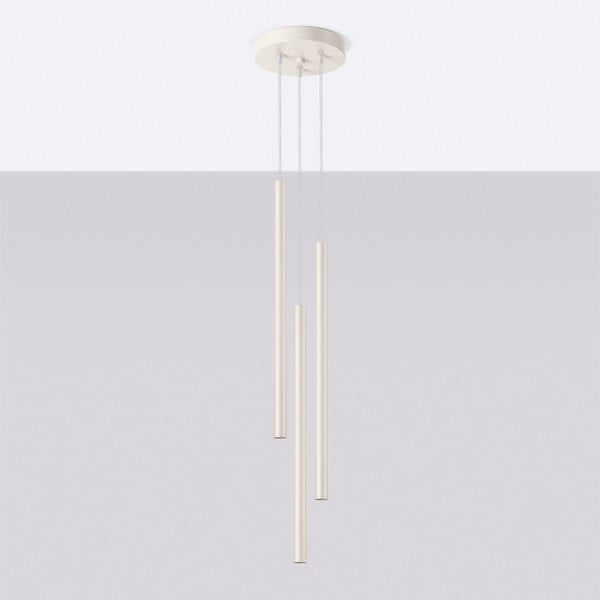 Krémové závěsné svítidlo ø 19,5 cm Fideus – Sollux-image-2