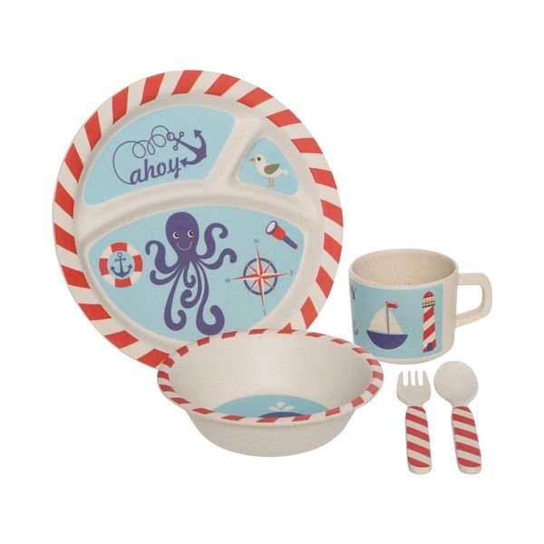 Bambusová dětská jídelní sada 5 ks Eden – Premier Housewares