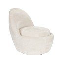 Krémové křeslo Nash – White Label