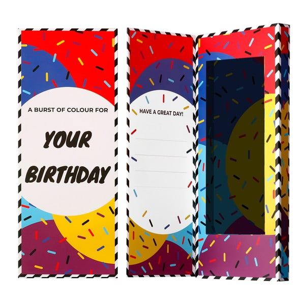 Dárková krabička na ponožky Ballonet Socks Happy Birthday Socks Card