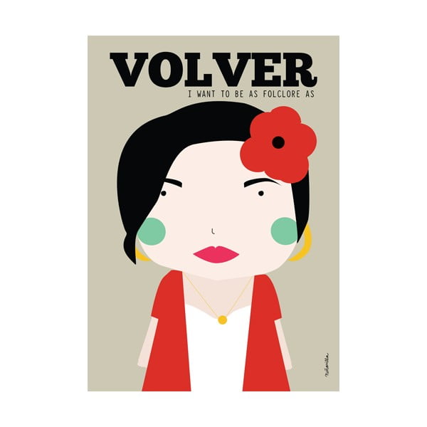 Plakát NiñaSilla Volver, 21 x 42 cm