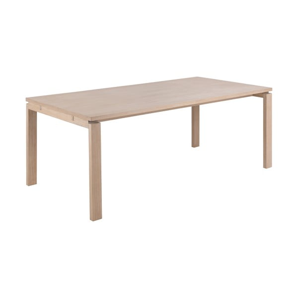 Rozkládací jídelní stůl s deskou v dubovém dekoru 100x200 cm Linley – Actona