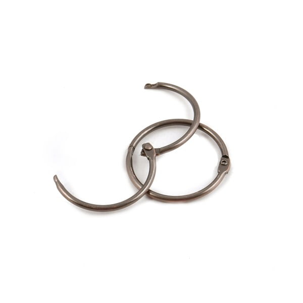 Kroužky ke sprchovému závěsu v sadě 12 ks v měděné barvě Ringo Small – Spirella-image-4