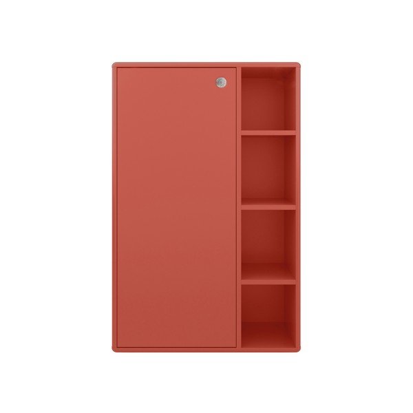 Červená koupelnová skříňka Tom Tailor Color Bath, 65,5 x 100 cm
