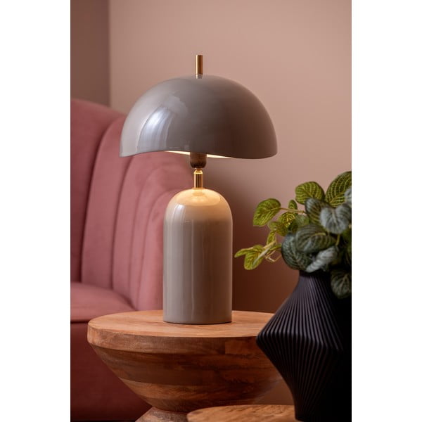 Tmavě šedá stolní lampa (výška 41 cm) Querido  – Leitmotiv-image-1