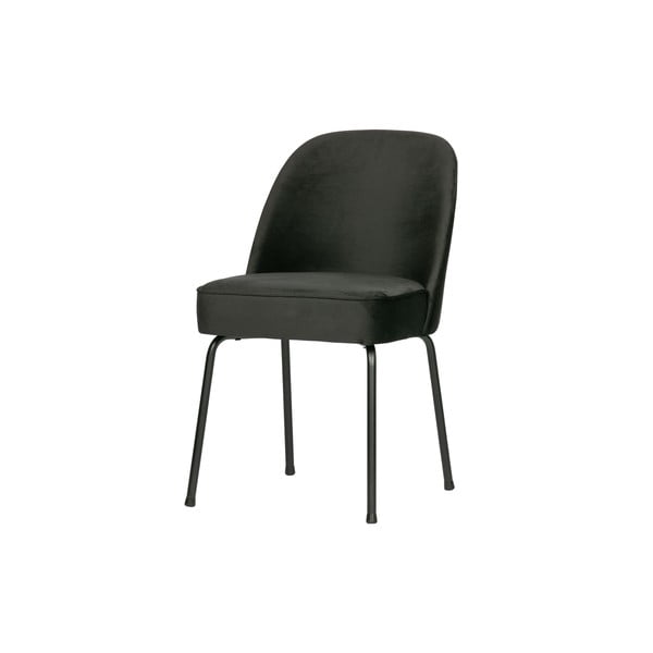 Černé sametové jídelní židle v sadě 2 ks Vogue – WOOOD-image-2