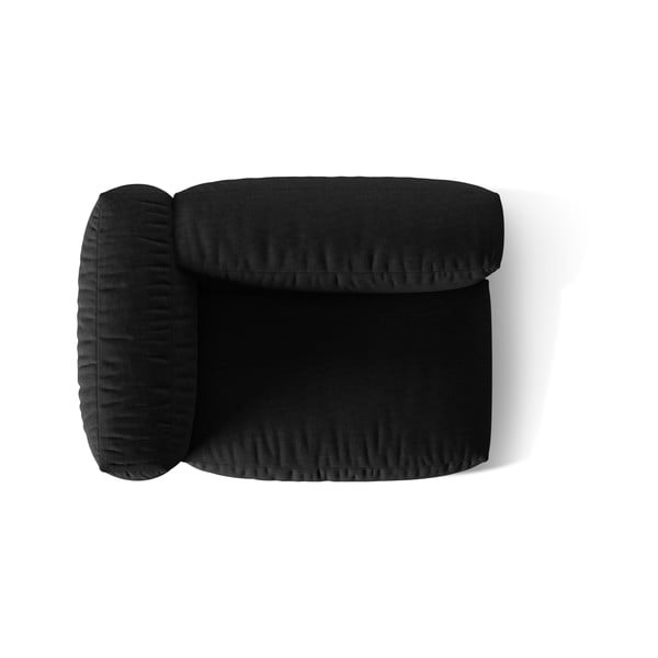 Černý modul pohovky (levý roh) Martina – Micadoni Home-image-4