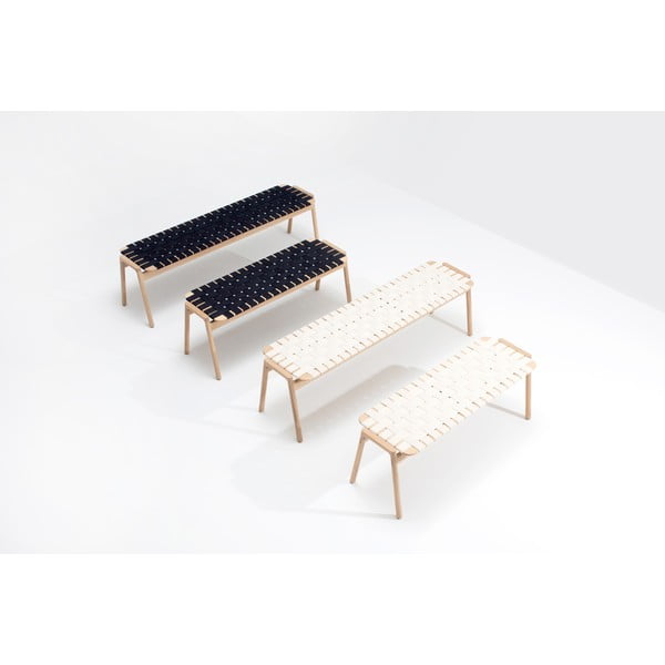 Černá/v přírodní barvě lavice Klupa - Gazzda-image-3