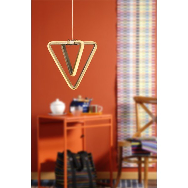 Kovové LED závěsné svítidlo v bronzové barvě ø 20 cm Baris – Squid Lighting-image-1