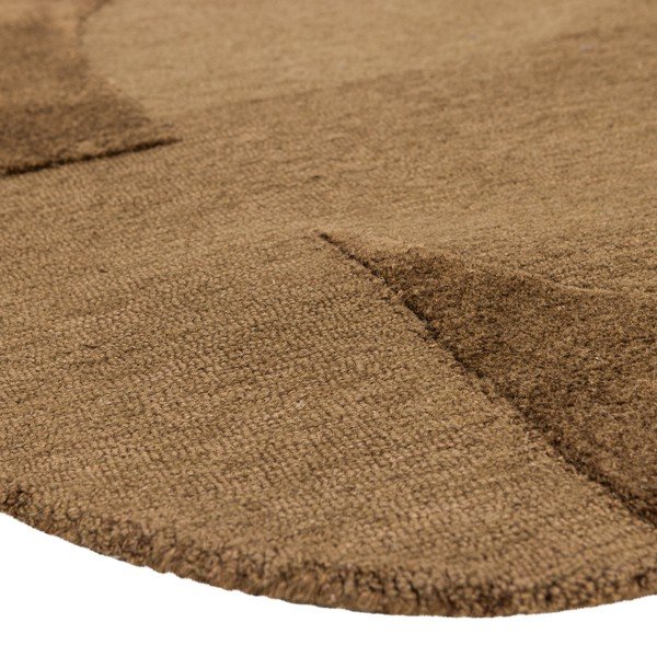 Hnědý koberec s příměsí vlny 170x240 cm Livo – WOOOD-image-4