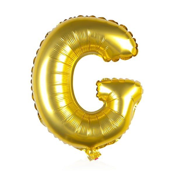 Balónek G zlaté, 30 cm