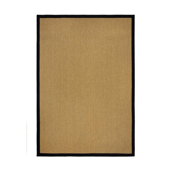 Vnitřní a venkovní koberec v černé a světle hnědé barvě 120x170 cm Sisal Look – Flair Rugs