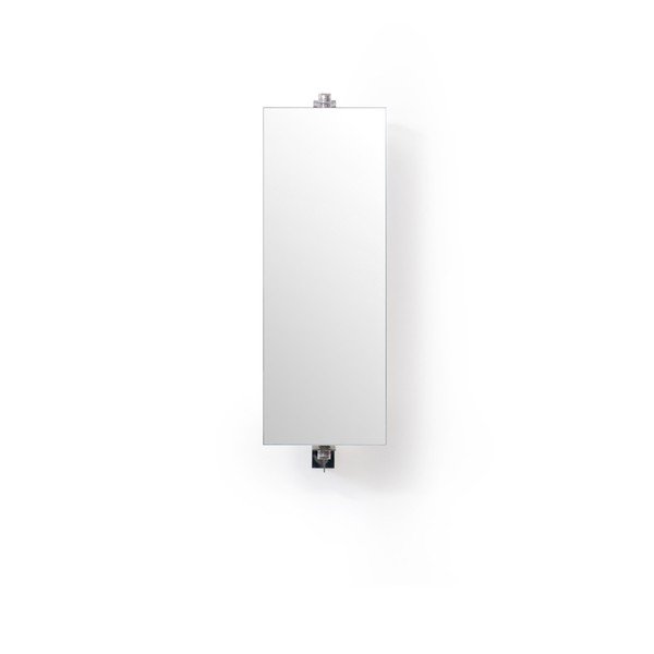 Bílá koupelnová skříňka se zrcadlem Wireworks Domain, výška 71 cm-image-4