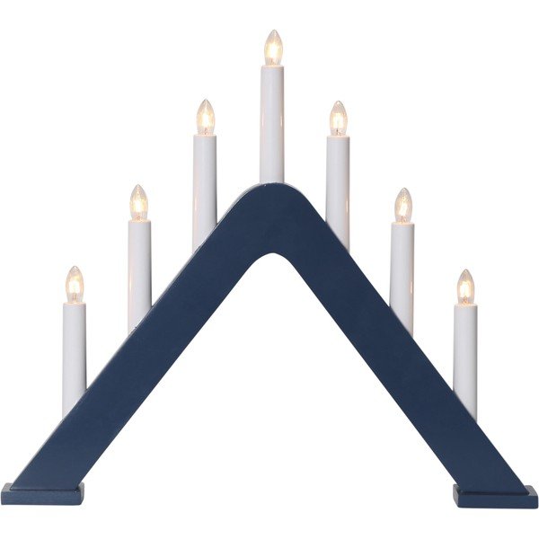 Tmavě modrá vánoční světelná dekorace do zásuvky Jarve – Star Trading