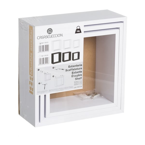 Bílé police v sadě 3 ks – Casa Selección-image-3