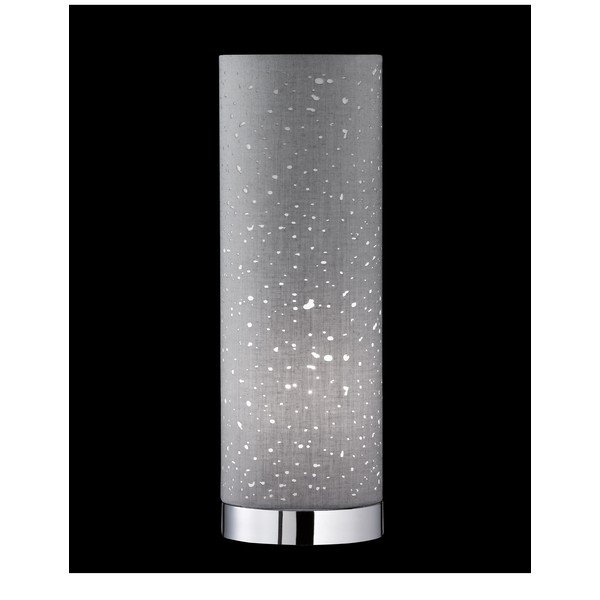 Šedá stolní lampa s textilním stínidlem (výška 35 cm) Thor – Fischer & Honsel-image-1