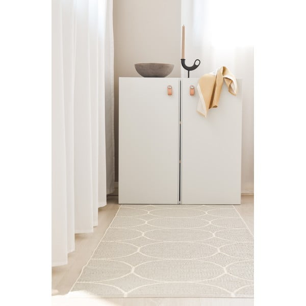 Krémový vnitřní a venkovní běhoun 70x200 cm Boo Linen – Pappelina-image-1