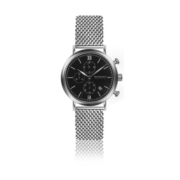 Pánské hodinky s páskem z nerezové oceli ve stříbrné barvě Walter Bach Style