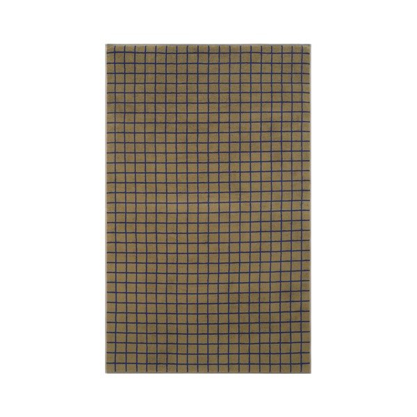 Zelená/modrá bavlněná osuška 90x150 cm Grid – Jotex-image-2