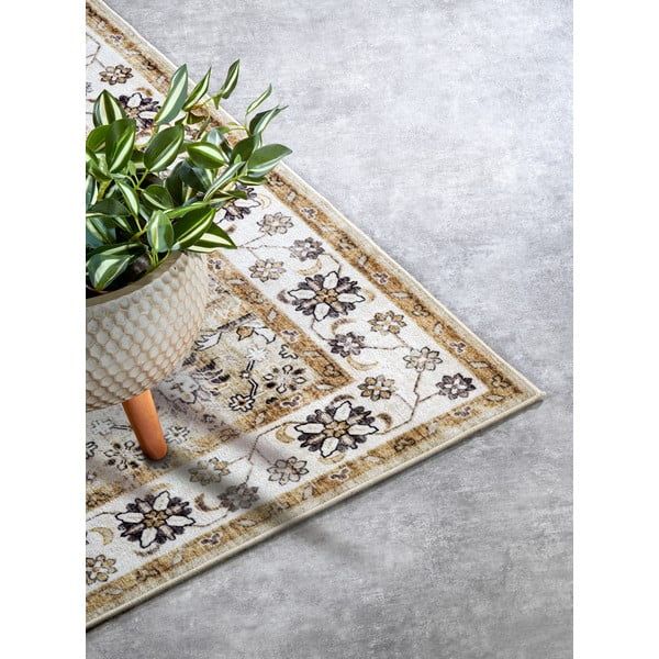 Béžový koberec 200x290 cm Saveh Cream Gold – Elle Decoration-image-2