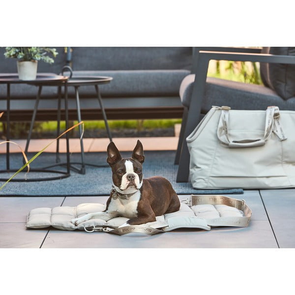 Tmavě šedý cestovní pelíšek pro psa 70x100 cm Strada Asphalt M – MiaCara-image-1