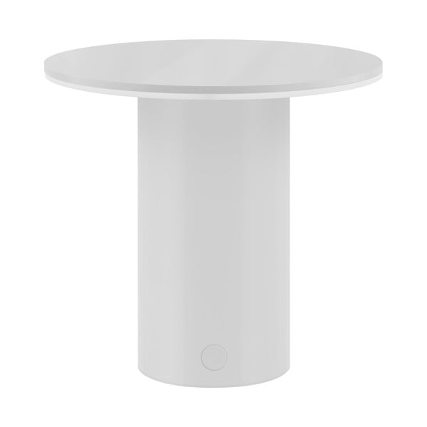 Bílá LED stmívatelná stolní lampa (výška 18 cm) Fungo – Remember