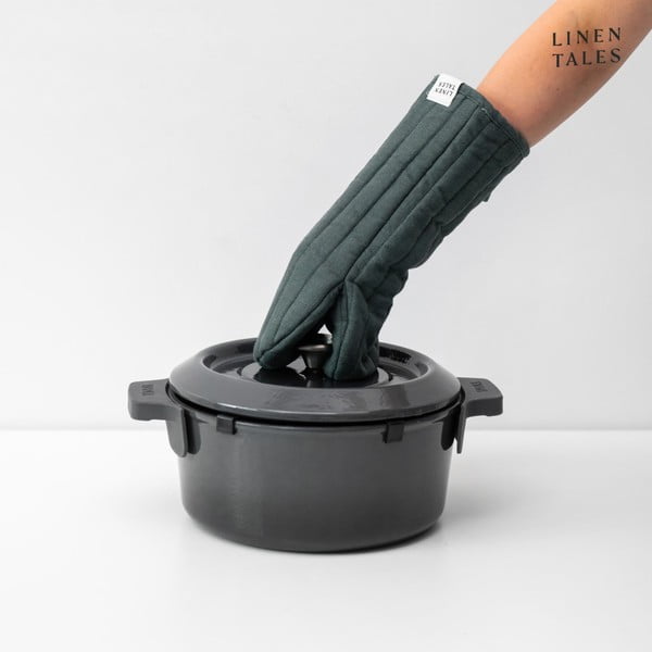Lněná chňapka Forest Green – Linen Tales-image-1