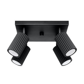 Černé stropní svítidlo 25x25 cm Gleam – Nice Lamps