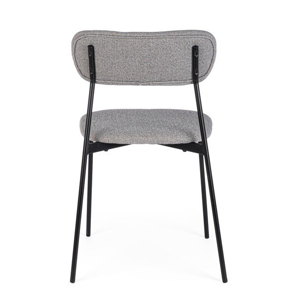 Šedá čalouněná jídelní židle Inka – Yes Everyday-image-4