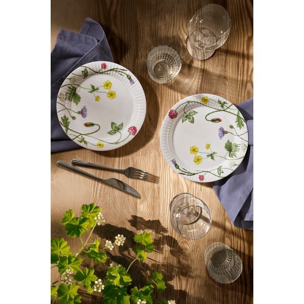 Bílý dezertní  porcelánový talíř ø 22 cm Hammershøi Summer – Kähler Design-image-1