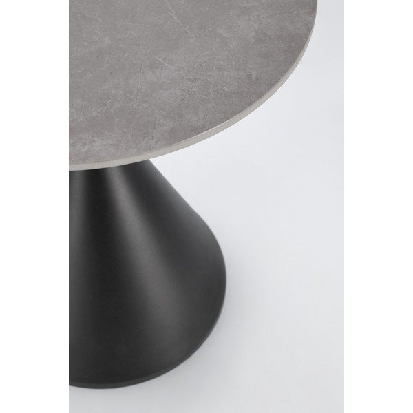 Kulatý odkládací stolek s deskou v dekoru mramoru ø 50 cm Joona – Bizzotto-image-3