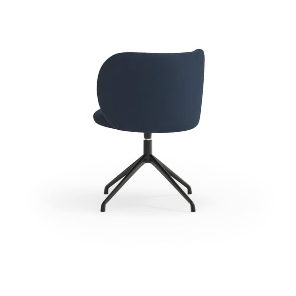 Tmavě modré čalouněné jídelní křeslo Mogi – Teulat-image-2