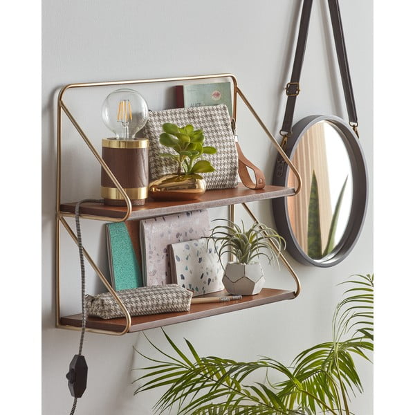 Světle hnědá polička Kave Home Catrina-image-1